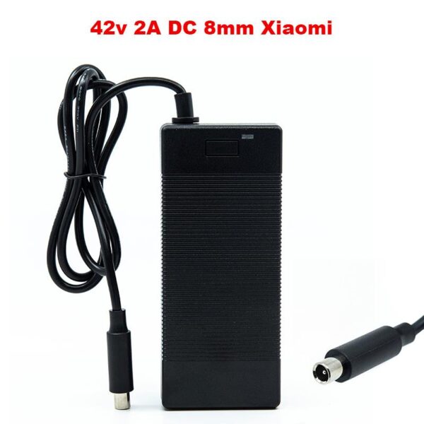 Cargador 36v (salida 42v) 2A conector DC 8mm para Xiaomi