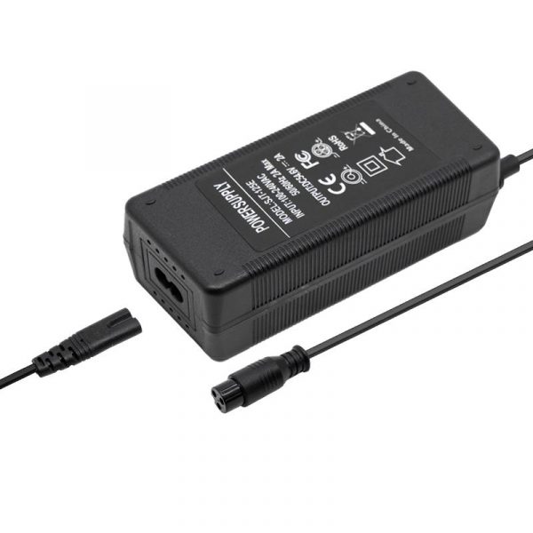 Cargador 48v (salida 54,6v) 2A 48v 2A CONECTOR GX16