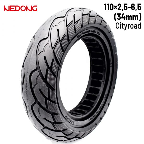 Rueda maciza 10×2,5-6,5 (34mm) [Nedong]