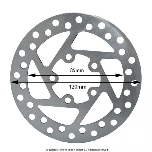 Disco de freno 120mm – Redondo (5H – 40MM)